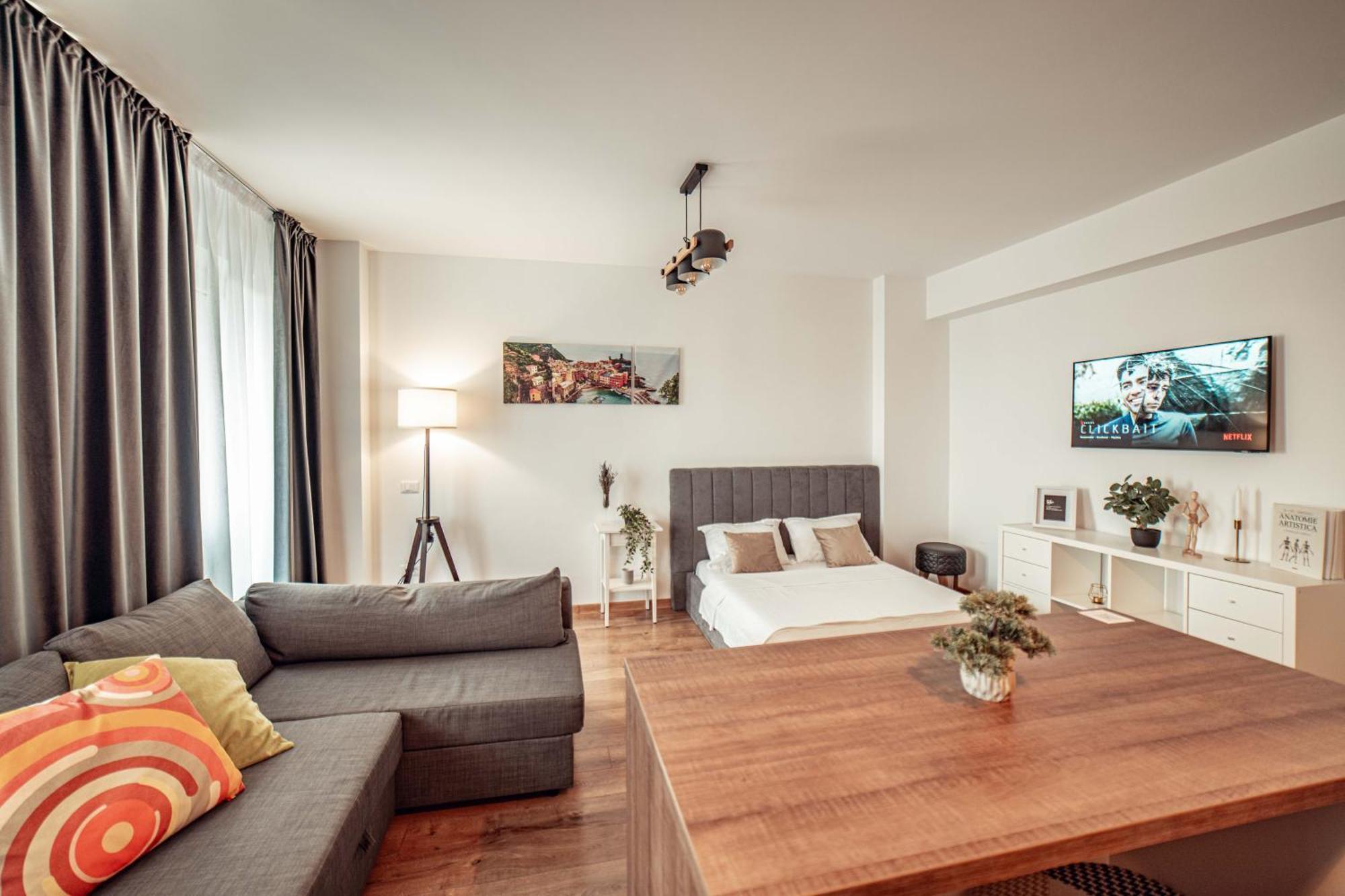 Apartmán Cozy Studio - Palas Mall Iasi Exteriér fotografie