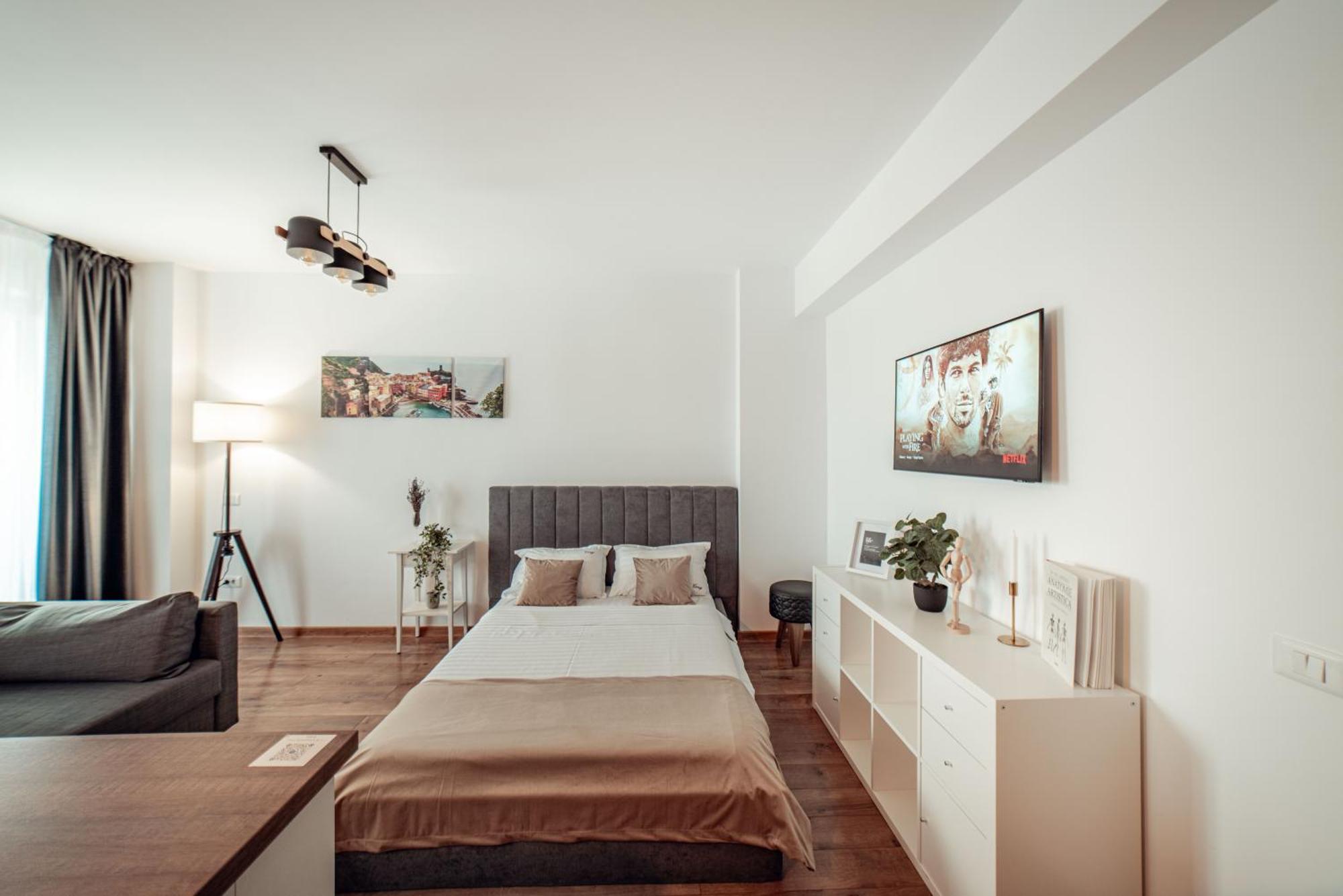 Apartmán Cozy Studio - Palas Mall Iasi Exteriér fotografie