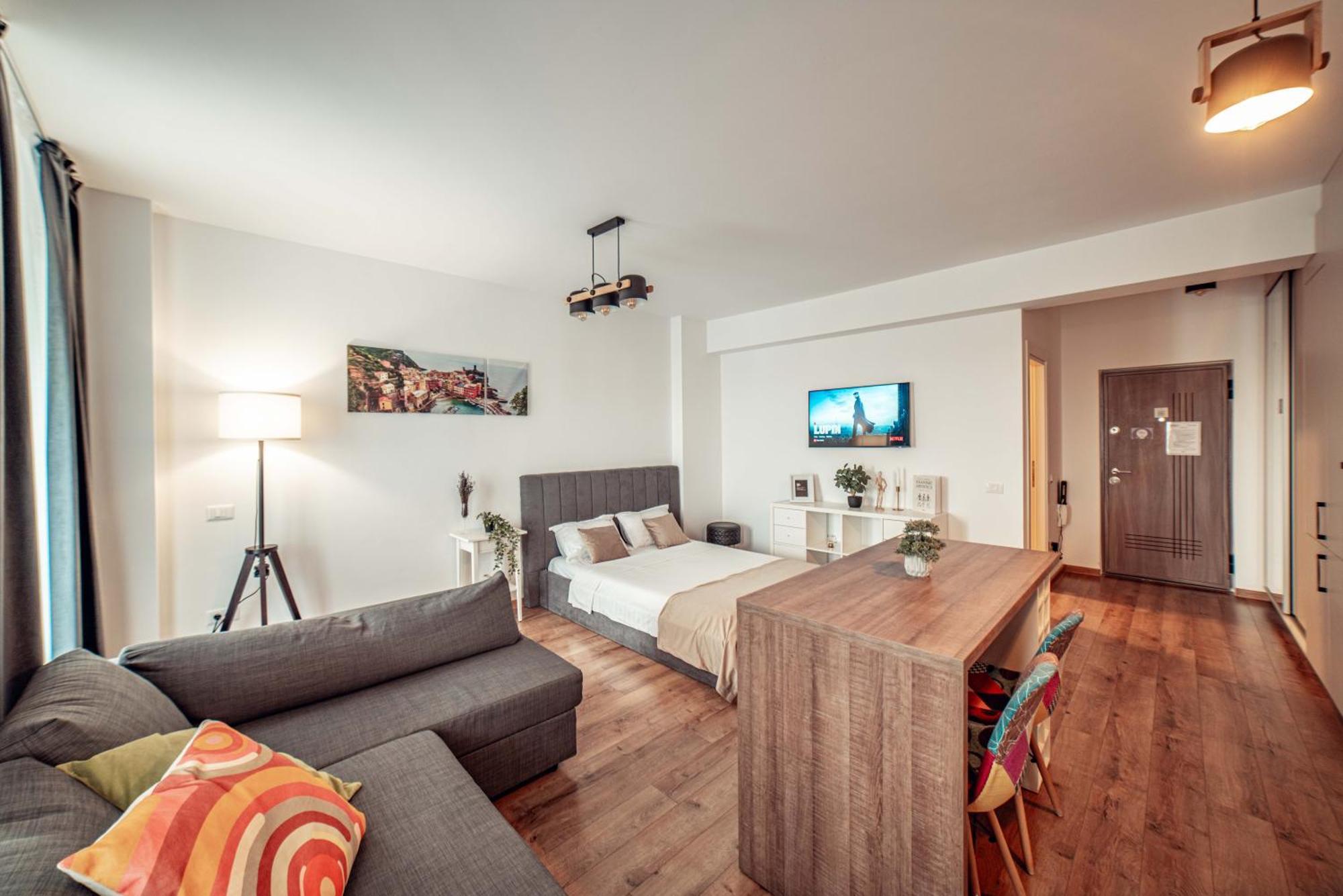 Apartmán Cozy Studio - Palas Mall Iasi Exteriér fotografie