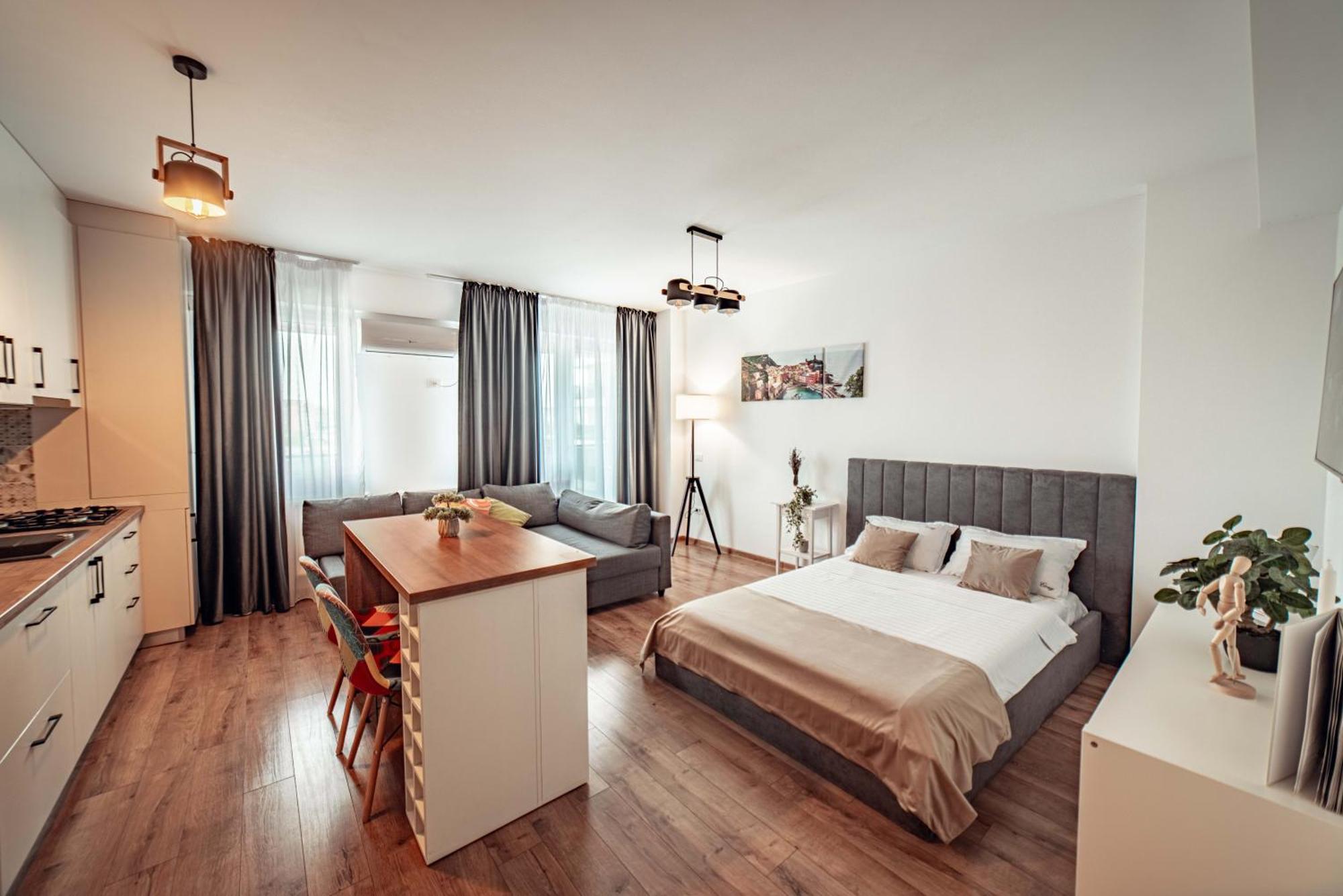 Apartmán Cozy Studio - Palas Mall Iasi Exteriér fotografie